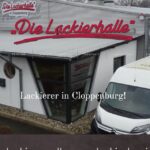 Die Lackierhalle in Cloppenburg